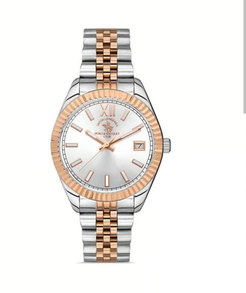 Montre élégante bicolore femme