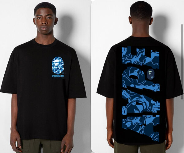 T-shirt noir imprimé tendance