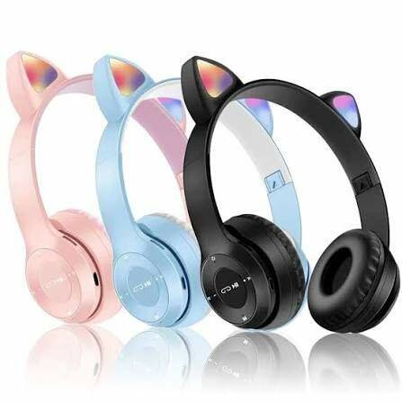 Casque Bluetooth oreilles chat