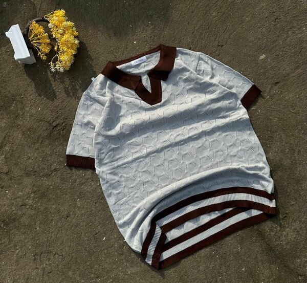 Polo en maille élégante