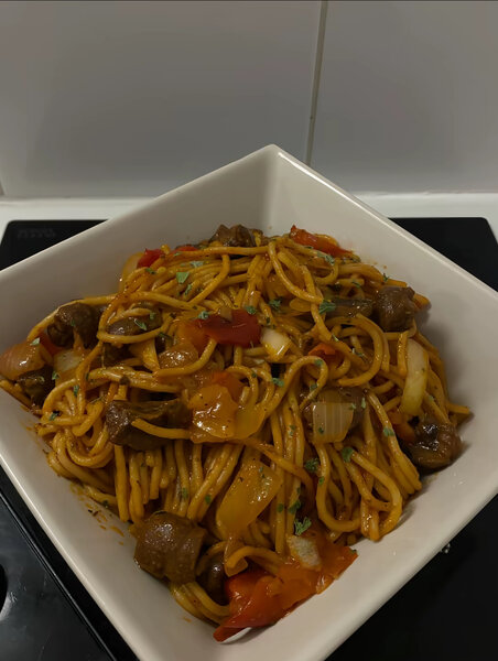 Spaghetti aux rognons