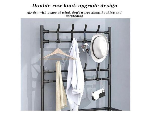 Porte-chaussures avec étagère de rangement