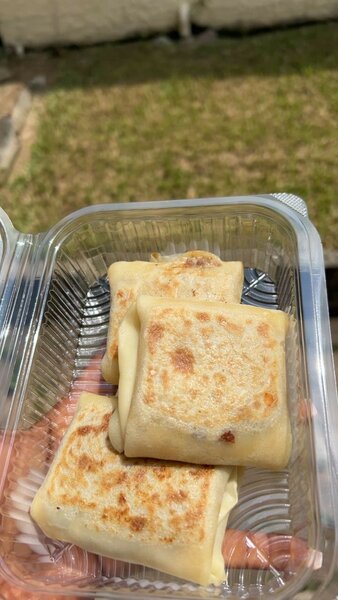 3 crêpes viande hachée