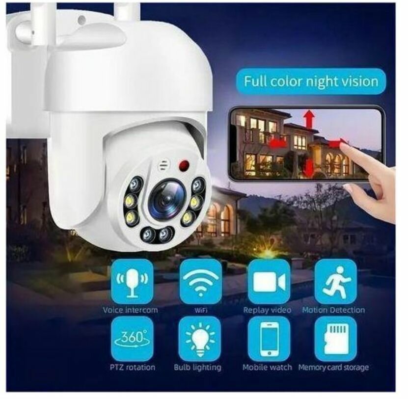 Caméra IP WiFi Vision Nocturne