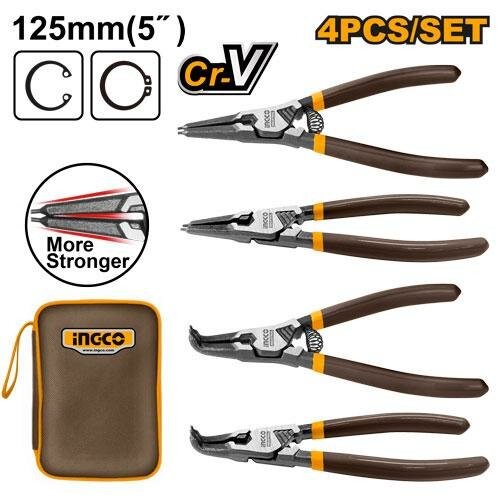 INGCO 125mm Pince Coupante en Acier Cr-V 4pcs