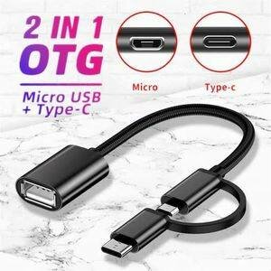 Câble OTG USB-C et Micro USB