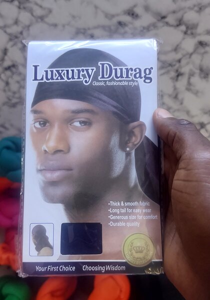 Durag en satin luxe