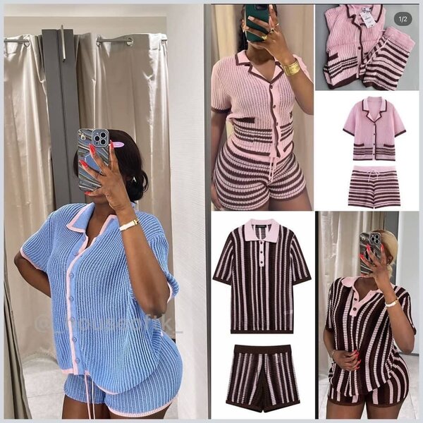 Ensemble de pyjama tricoté