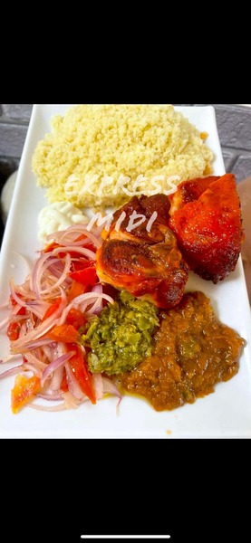 Assiette africaine délicieuse