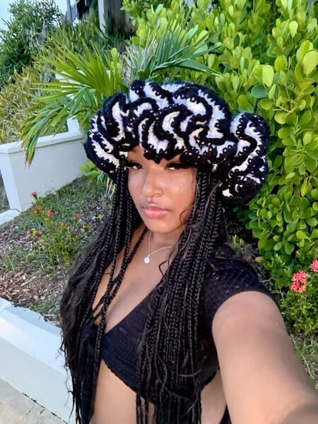 Chapeau volant crochèter