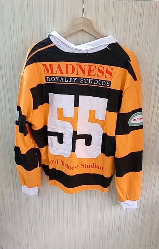 Maillot rugby à rayures