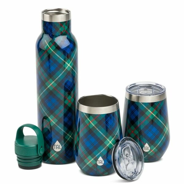 TAL Stainless Steel 26 fl oz Merlot Bottle and 12 fl oz Wine