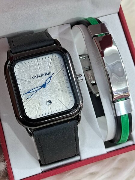 Ensemble de montre homme et bracelet