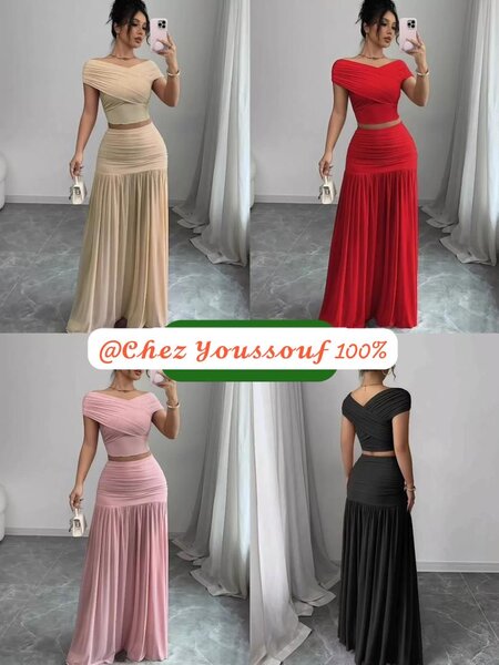 Robe Élegante Épaules Dénudées