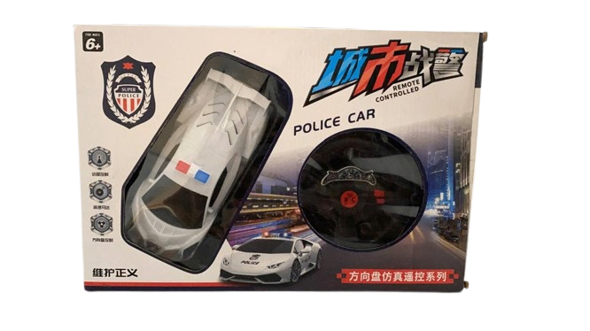 Voiture télécommandée de police