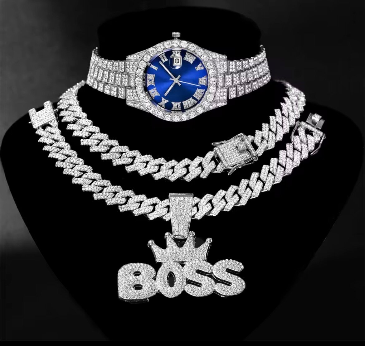 Montre et Collier "BOSS"