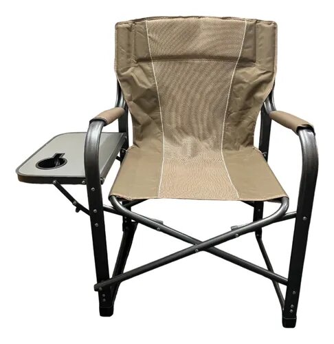 Chaise pliante avec porte-gobelet