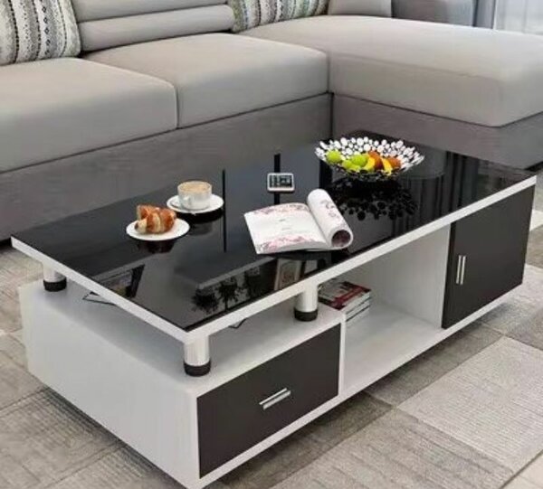 Table basse moderne noire