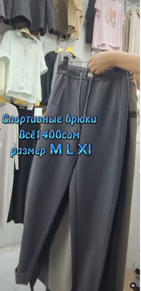 спортивные брюки серые