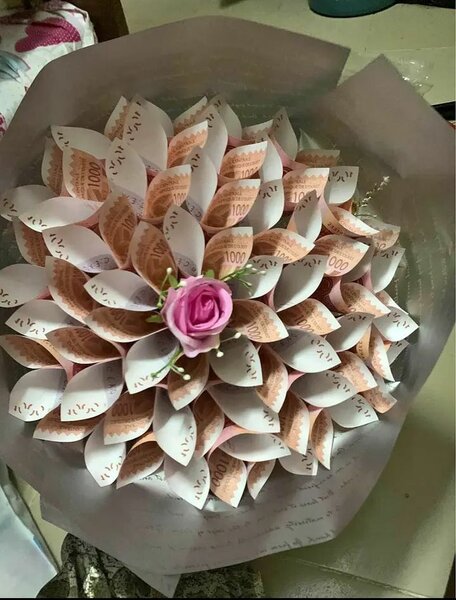 Bouquet de billets original