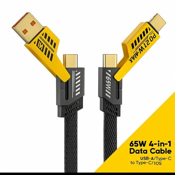 Câble de Charge 4-en-1 65W