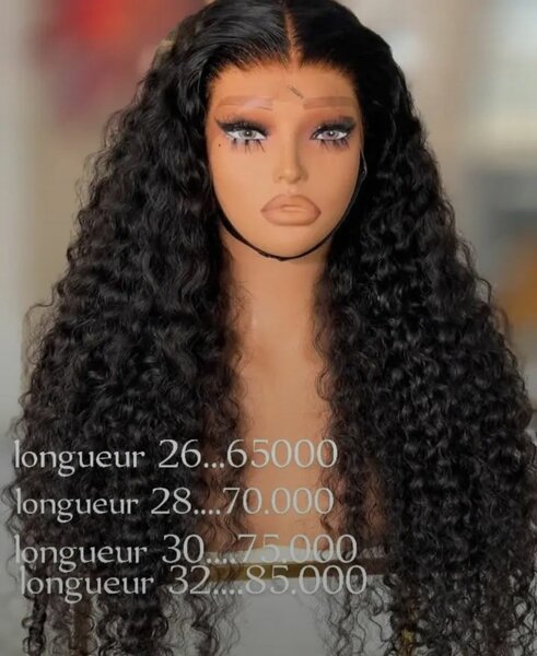 Perruque Bouclée Naturelle