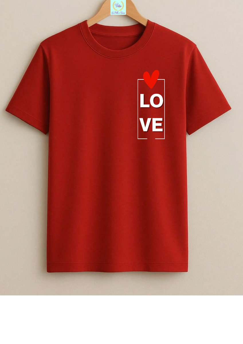 T-shirt Couple Amour St-Valentin