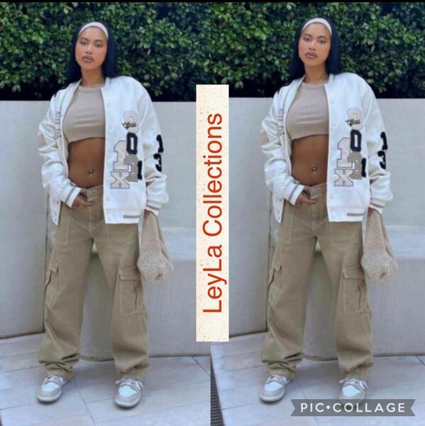 Veste blanche streetwear