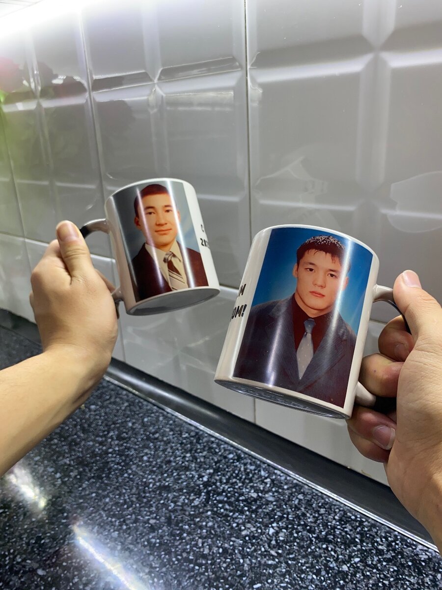 Подарок на Новый год! Кружка с вашей «фото» и «надписью».