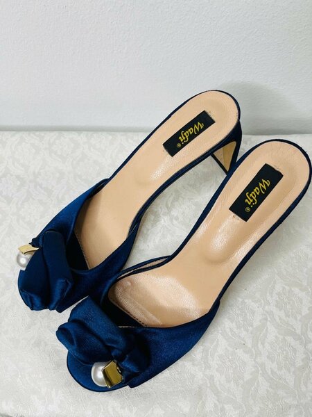 Talons bleus élégants