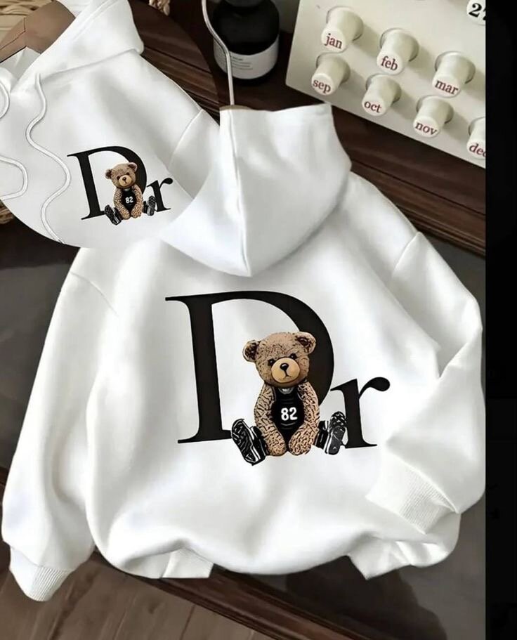 Sweat à capuche ours