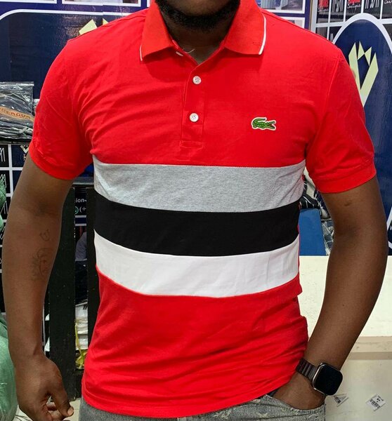 Polo homme rayé coloré