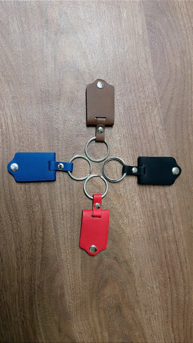 Porte-clés Photo en cuir