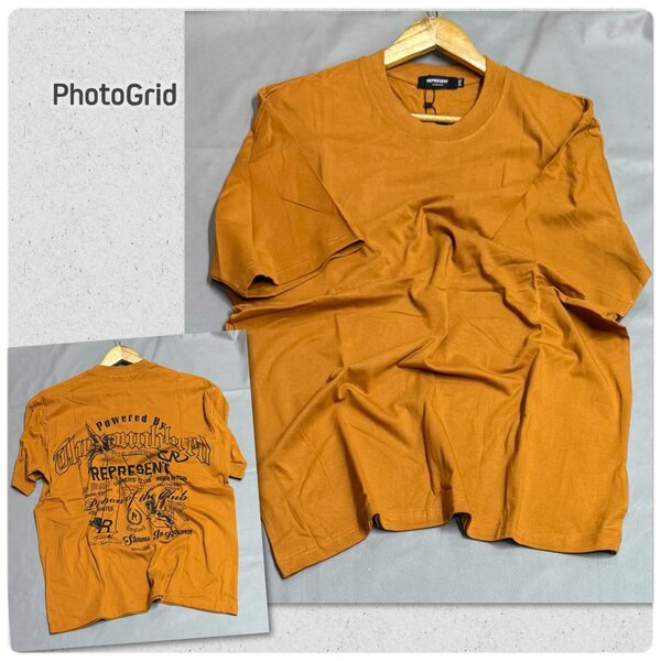 T-shirt orange homme