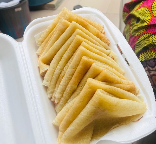 Crêpes nature sucrées