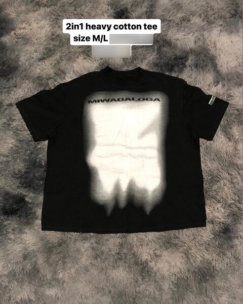 2in1 heavy cotton tee