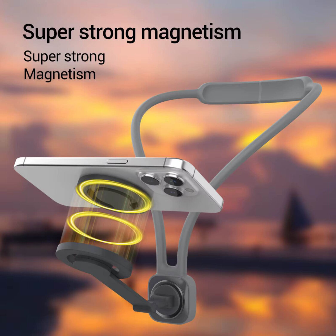 Support magnétique pour téléphone