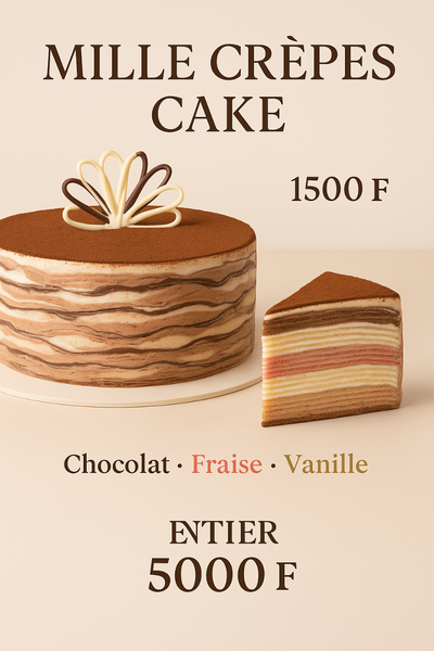 Gâteau Mille Crêpes Délicieux