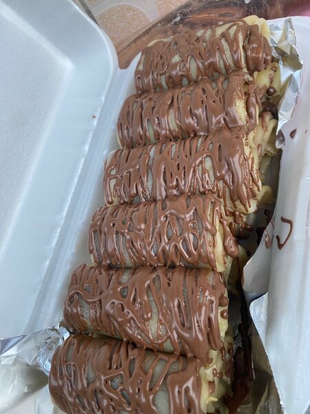 Crêpes fourrées chocolat