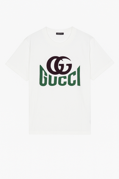 T-shirt Gucci en coton blanc