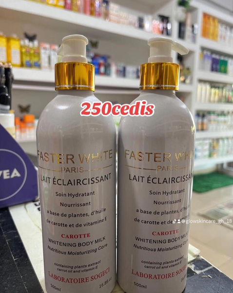 Whitening body lotion