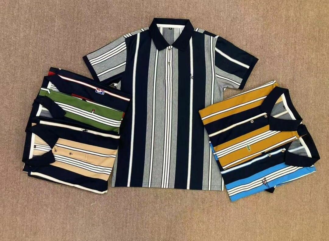 Polo homme rayé