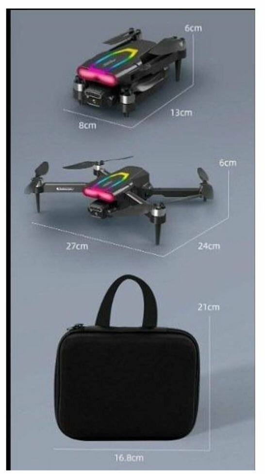 Drone pliable HD caméra