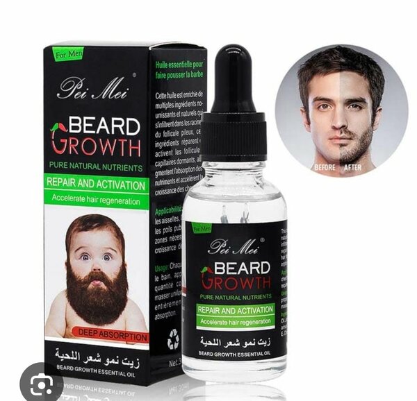 Huile à barbe croissance rapide