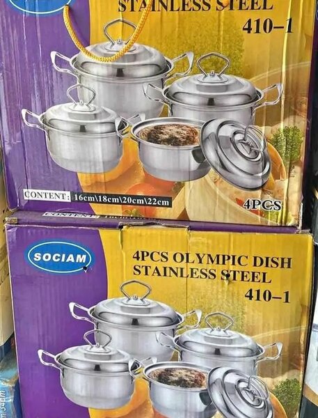 Casseroles en acier inoxydable 4 pièces SOCIAM