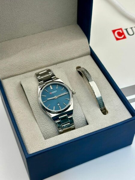 Montre homme en acier inoxydable avec bracelet