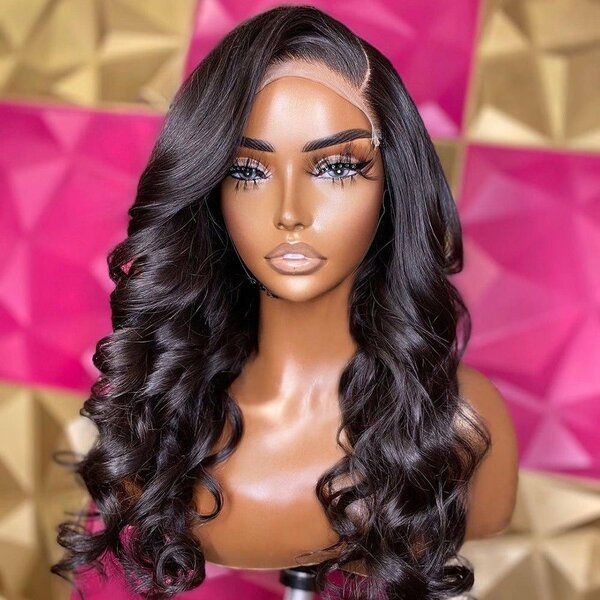 Soft body wave wig