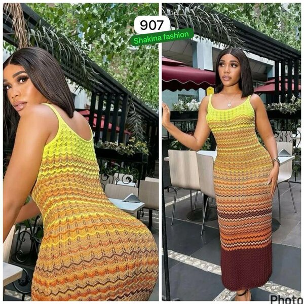 Robe longue dégradé été