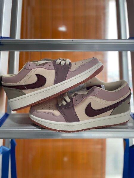 Baskets tendance en cuir mixte