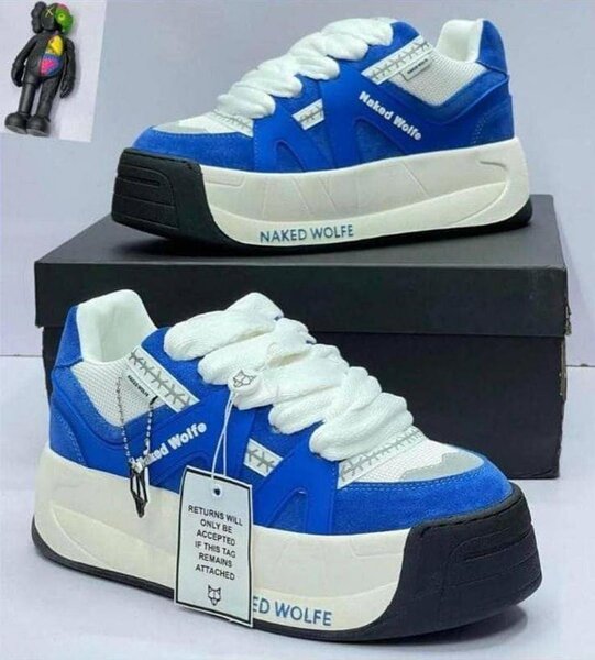 Baskets Naked Wolfe Bleu